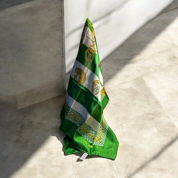 Celine Silk Scarf - Large - Picture 1 of 9